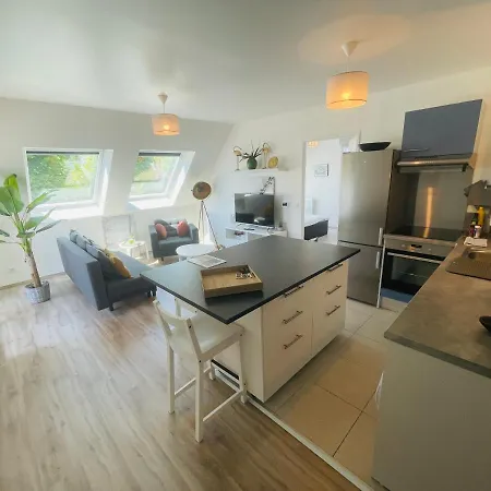 Appartement Les 4 Elements - Parking Privé - Honfleur
